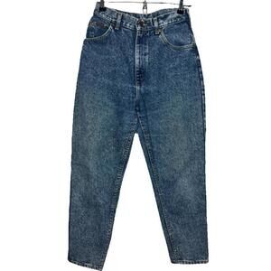 Vintage 80s Lee Highrise Wedgie Fit Mom Blue Jeans Womens Sz 10 (1574)